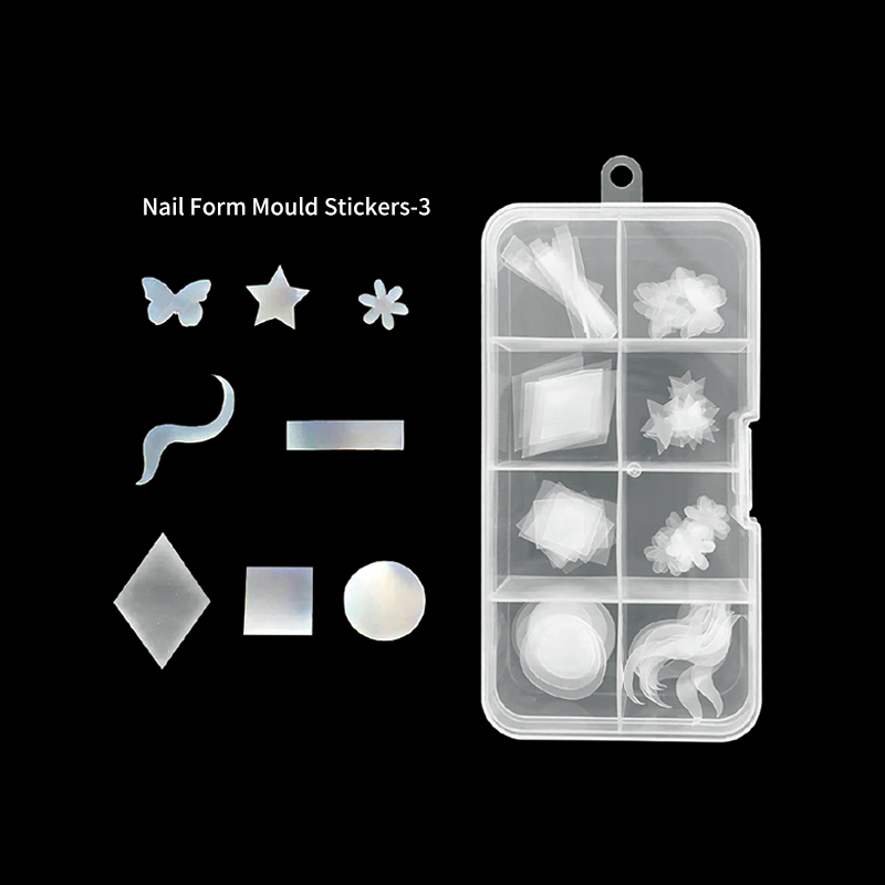 Nail Form Mould Sticker Silicone Pad